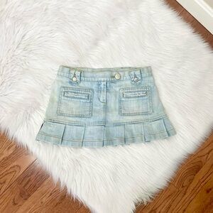 Vintage Y2K mini jean skirt 🩵 by Blanco